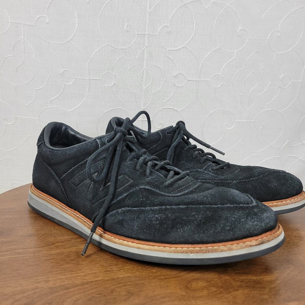 New Balance Mens 1100 Sneaker 9 Black Leather Suede Oxford Walking MD1100BK